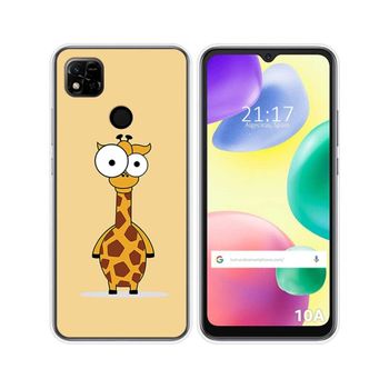 Funda Silicona Para Xiaomi Redmi 10a Diseño Jirafa Dibujos