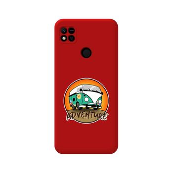 Funda Silicona Líquida Roja Para Xiaomi Redmi 10a Diseño Adventure Dibujos