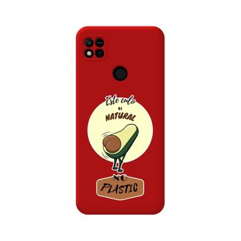 Funda Silicona Líquida Roja Para Xiaomi Redmi 10a Diseño Culo Natural Dibujos