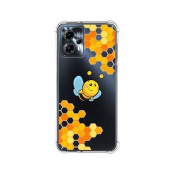 Motorola Moto E40 Funda Gel Tpu Silicona transparente dibujo Cerdos