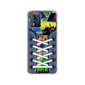 FUNDA CARCASA PARA MOTOROLA MOTO E13 4G 6.52 TPU SILICONA ANTI GOLPES +  CRISTAL