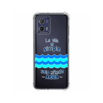 Funda Silicona para Motorola Moto G73 5G Diseño Flores 09 Dibujos  TUMUNDOSMARTPHONE