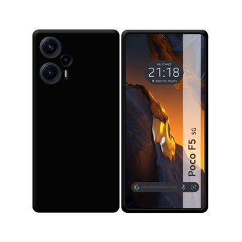 Funda Silicona Gel Tpu Negra Para Xiaomi Poco F5 5g