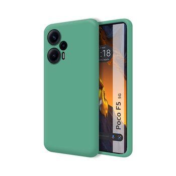 Funda Silicona Líquida Ultra Suave Para Xiaomi Poco F5 5g Color Verde