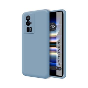 Funda Silicona Líquida Ultra Suave Para Xiaomi Poco F5 Pro 5g Color Azul