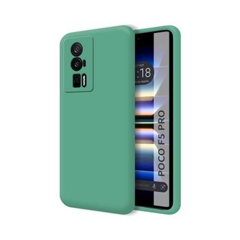 Funda Silicona Líquida Ultra Suave Para Xiaomi Poco F5 Pro 5g Color Verde