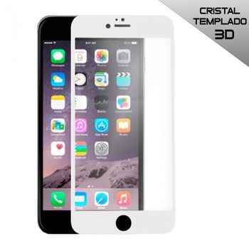 Protector Pantalla Cristal Templado Iphone 6 / 6s (full 3d Blanco)