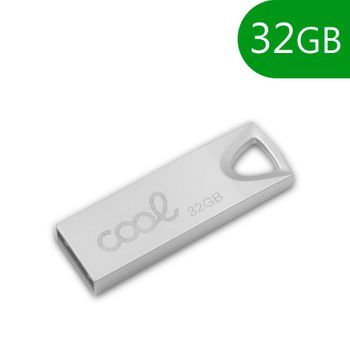 Pen Drive Usb X32 Gb 2.0 Cool Metal Key Plata