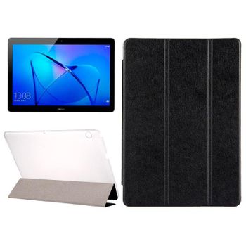 Cool Funda Polipiel Negra con Teclado Bluetooth para Huawei Mediapad T5  10.1