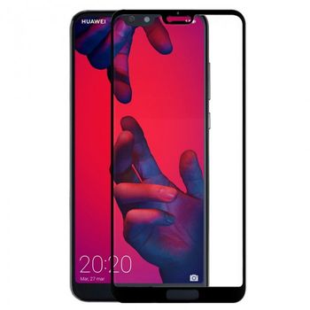 Protector Pantalla Cristal Templado Huawei P20 Pro (3d Negro)