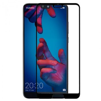 Protector Pantalla Cristal Templado Huawei P20 (3d Negro)