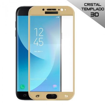 Protector Pantalla Cristal Templado Samsung J730 Galaxy J7 (2017) Full 3d Dorado
