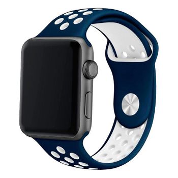 Correa Cool Para Apple Watch Series 1 / 2 / 3 / 4 / 5 / 6 / 7 / Se (38 / 40 / 41 Mm) Sport Azul