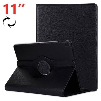 Funda Cool Para Ipad Pro 11 (2018) Giratoria Polipiel Negro