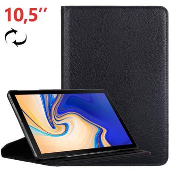 Funda Cool Para Samsung Galaxy Tab S4 T830 / T835 Polipiel Negro 10.5 Pulg