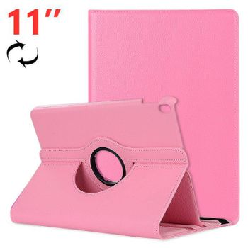 Funda Cool Para Ipad Pro 11 (2018) Giratoria Polipiel Rosa