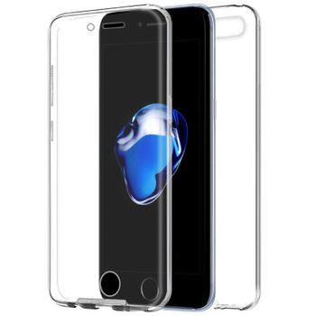 Funda Cool Silicona 3d Para Iphone 7 / 8 / Se (2020) (transparente Frontal + Trasera)