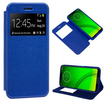Funda Cool Flip Cover Motorola Moto G7 / G7 Plus  Azul