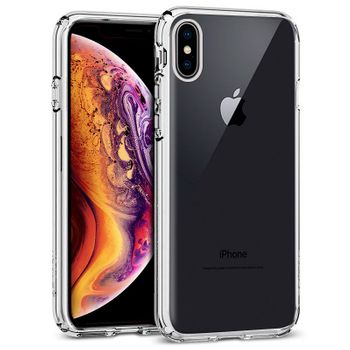 Carcasa Cool  Iphone Xs Max Borde Metalizado Plata