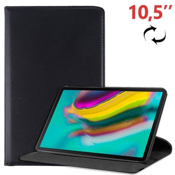 Funda Cool Para Samsung Galaxy Tab S5e T720 / T725 Polipiel Negro 10.5 Pulg