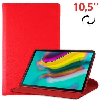 Funda Cool Para Samsung Galaxy Tab S5e T720 / T725 Polipiel Rojo 10.5 Pulg