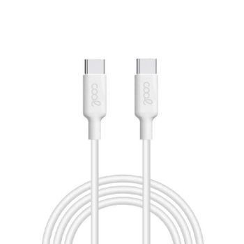 Cable Usb Compatible Cool Universal Tipo-c A Tipo-c (1 Metro) Blanco 3 Amp