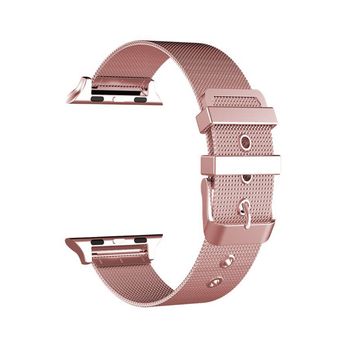 Correa De Metal Apple Watch Series 1/2/3/4/5 42/44 Mm Rosa