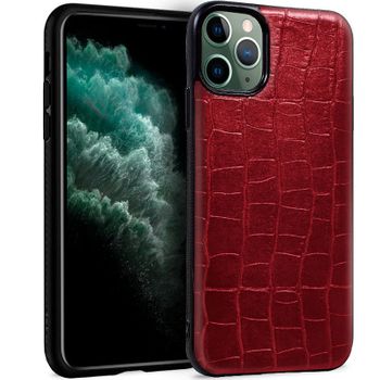 Carcasa Cool  Iphone 11 Pro Max Leather Crocodile Rojo