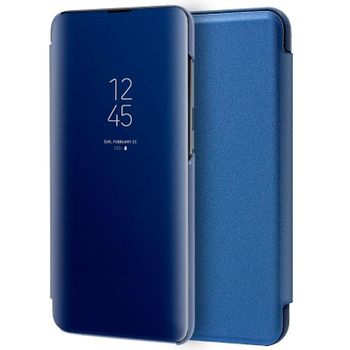 Funda Cool Flip Cover Para Xiaomi Mi Note 10 / Mi Note 10 Pro Clear View Azul