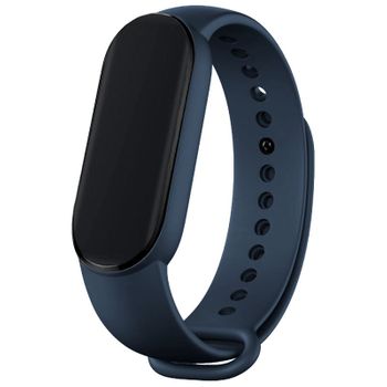 Correa Cool Para Xiaomi Mi Band 5 / 6 / 7 / Amazfit Band 5 Liso Azul