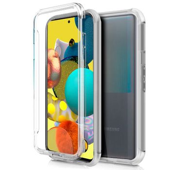 Funda Cool Silicona 3d Para Samsung A515 Galaxy A51 5g (transparente Frontal + Trasera)