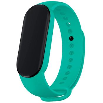 Correa Cool Para Xiaomi Mi Band 5 / 6 / 7 / Amazfit Band 5 Liso Mint