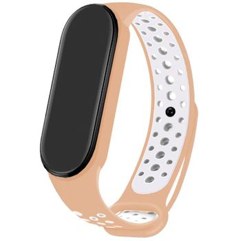 Correa Cool Para Xiaomi Mi Band 5 / 6 / 7 / Amazfit Band 5 Sport Rosa Pastel