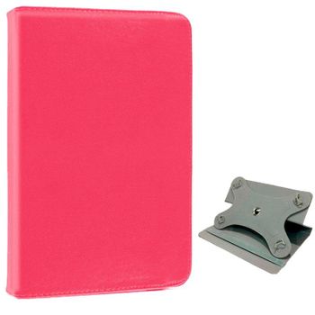 Funda Cool Ebook Tablet 10 Pulgadas Polipiel Giratoria Rosa