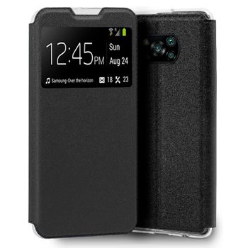 Funda Cool Flip Cover Xiaomi Pocophone X3 / X3 Pro  Negro