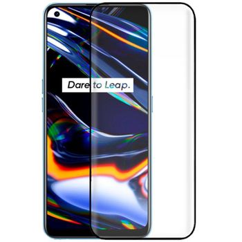 Protector Pantalla Cristal Templado Cool Para Realme 7 Pro (full 3d Negro)