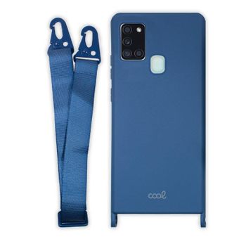 Carcasa Cool Para Samsung A217 Galaxy A21s Cinta Azul