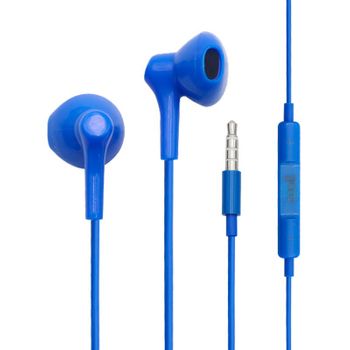 Auriculares 3,5 Mm Cool Bora Stereo Con Micro Azul
