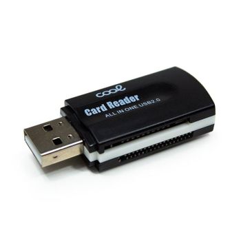 Lector Usb Tarjetas Memoria Universal Cool (all In One) Negro