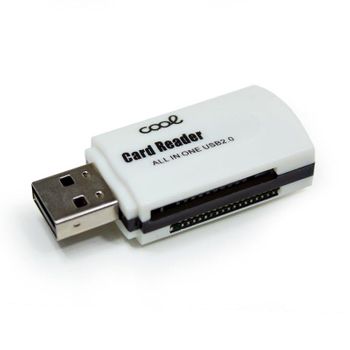 Lector Usb Tarjetas Memoria Universal Cool (all In One) Blanco