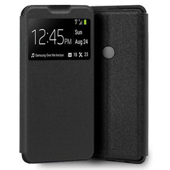 Funda Cool Flip Cover Para Tcl 20r 5g Liso Negro