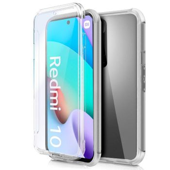 Funda Cool Silicona 3d Para Xiaomi Redmi 10 (transparente Frontal + Trasera)