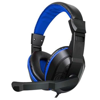 Auriculares Stereo Oficina Cool Dublin Con Micro (negro-azul)