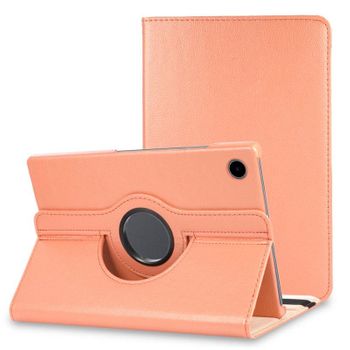 Funda Cool Para Samsung Galaxy Tab A8 X200 / X205 Polipiel Liso Rose Gold 10.5 Pulg