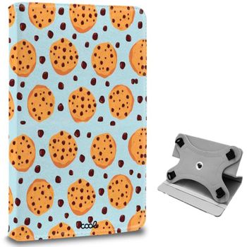 Funda Cool Ebook / Tablet 9.7 - 10.3 Pulg Polipiel Cookies Giratoria (panorámica)