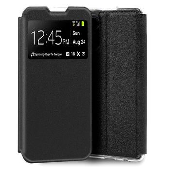 Funda Cool Flip Cover Para Zte Blade A31 Plus Liso Negro