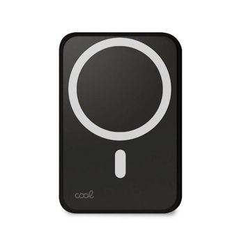 Bateria Externa Universal Magnética Power Bank Qi 5000 Mah Cool Negro