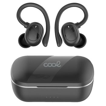 Auriculares Stereo Bluetooth Cascos COOL Active Max Blanco-Plata