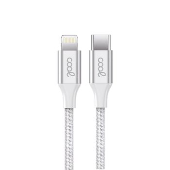 Cable Usb Cool Nylon Universal Tipo C A Lightning (1.2 Metros)