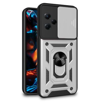 Carcasa Cool Para Xiaomi Redmi Note 12 5g / Poco X5 5g Hard Ring Plata